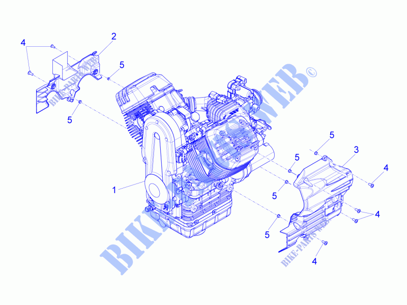 Motor Fertigstellung für MOTO GUZZI Eldorado E4 ABS 2016