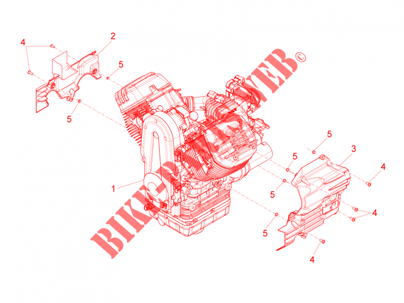 Motor Fertigstellung für MOTO GUZZI Audace 2015