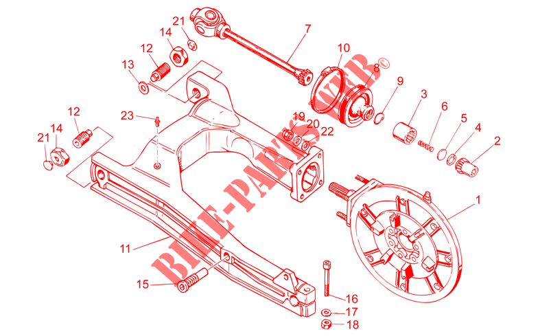 Getriebe kpl. I für MOTO GUZZI V7 II Special ABS 2015
