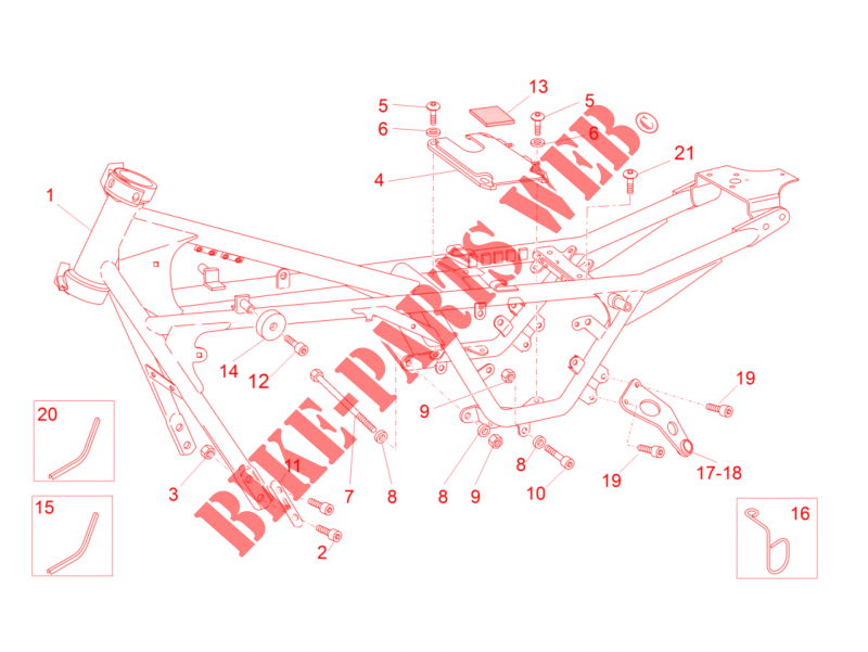 Rahmen I für MOTO GUZZI V7 Racer 2014