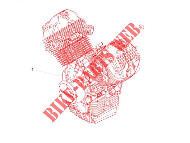 Motor Fertigstellung für MOTO GUZZI V9 Bobber 2016